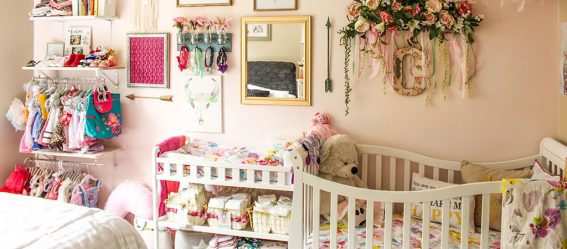 Dream On Me Violet Crib - Bohemian Nursery