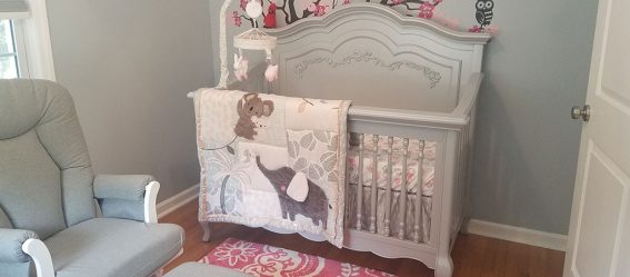 Elena Girl Baby Nursery Evolur Aurora Collection