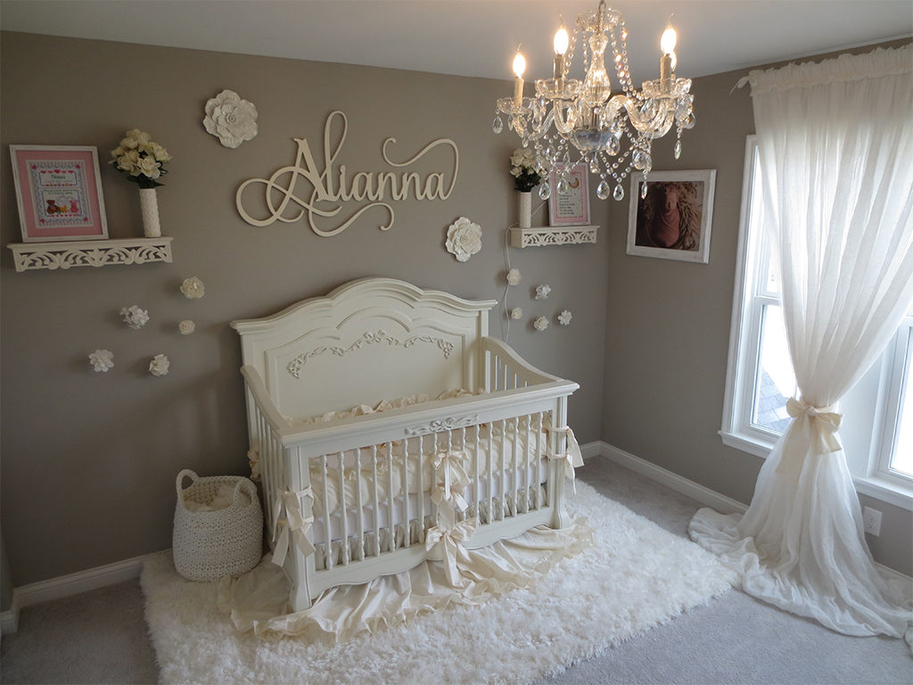 Ideas for a dream girl nursery - A sight in white!