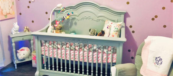 Baby Lilith’s charming Evolur Aurora Nursery Banner