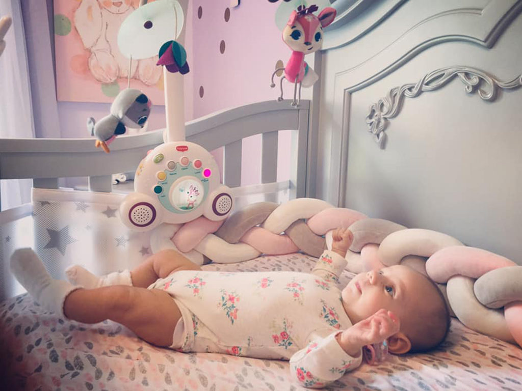 Baby Lilith’s charming Evolur Aurora Nursery Image 1