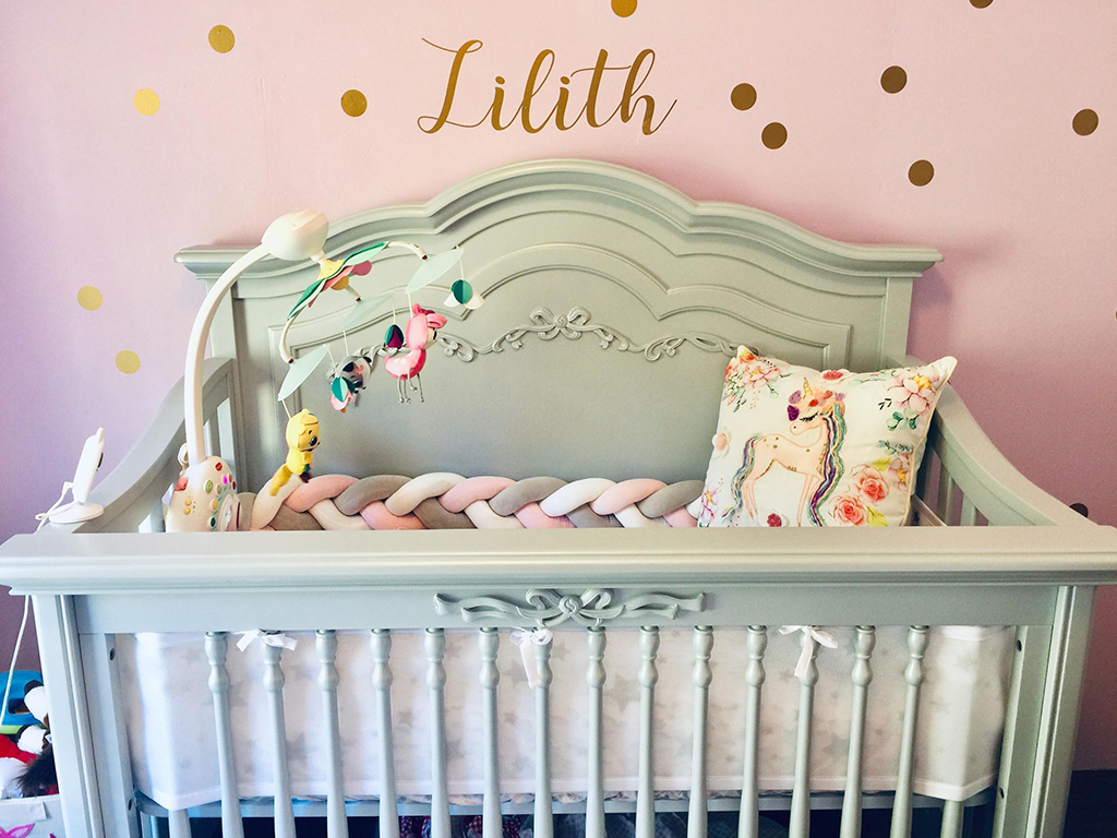 Baby Lilith’s charming Evolur Aurora Nursery Image 14