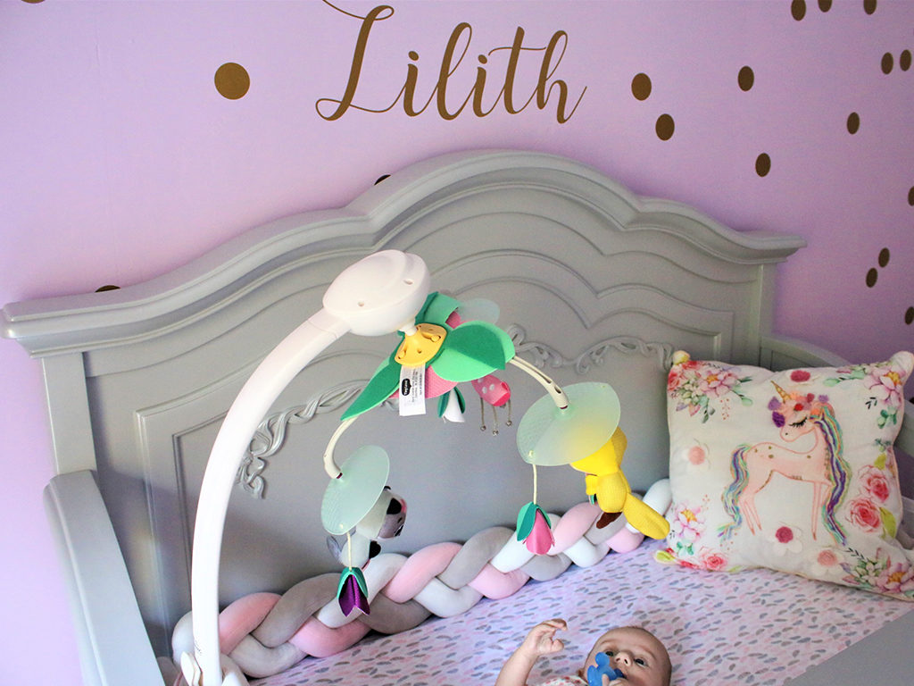 Baby Lilith’s charming Evolur Aurora Nursery Image 6