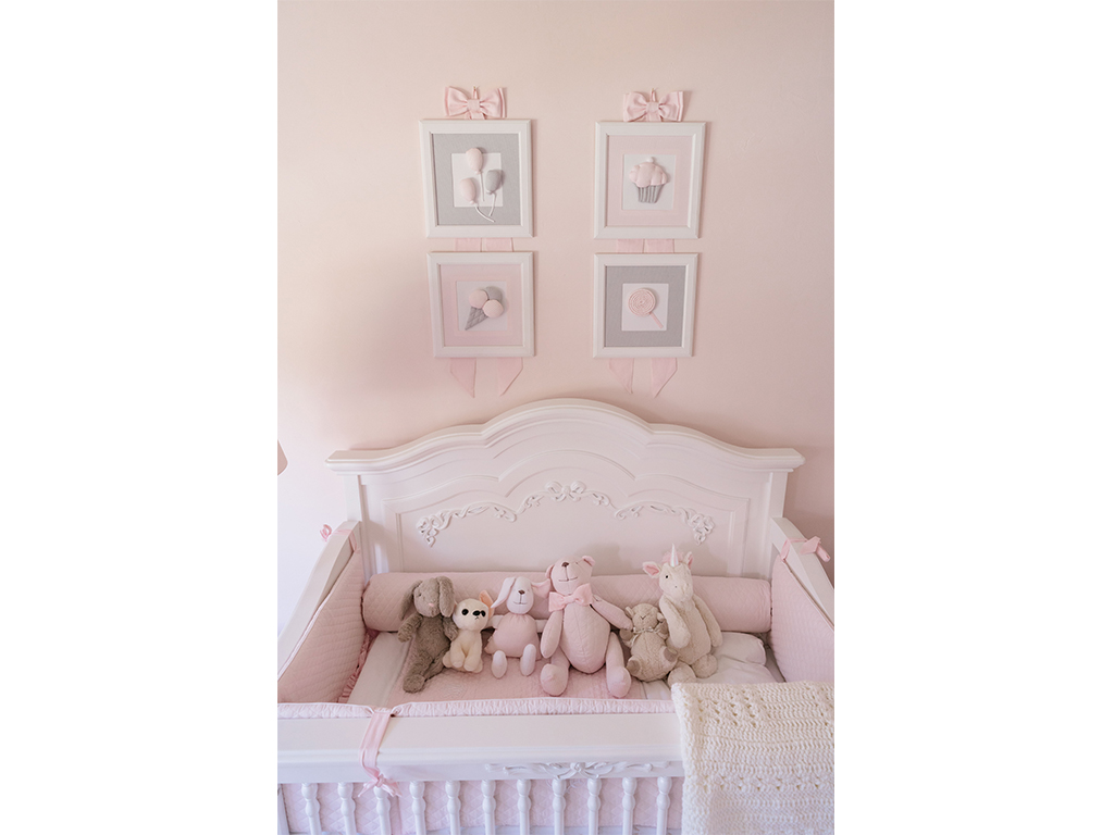 A Dreamy Pink And White Nursery