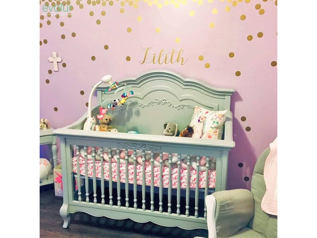 Evolur Aurora 5-in-1 Convertible Crib