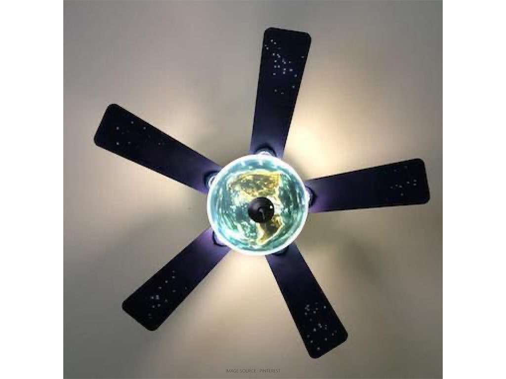 Galaxy Themed Ceiling Fan