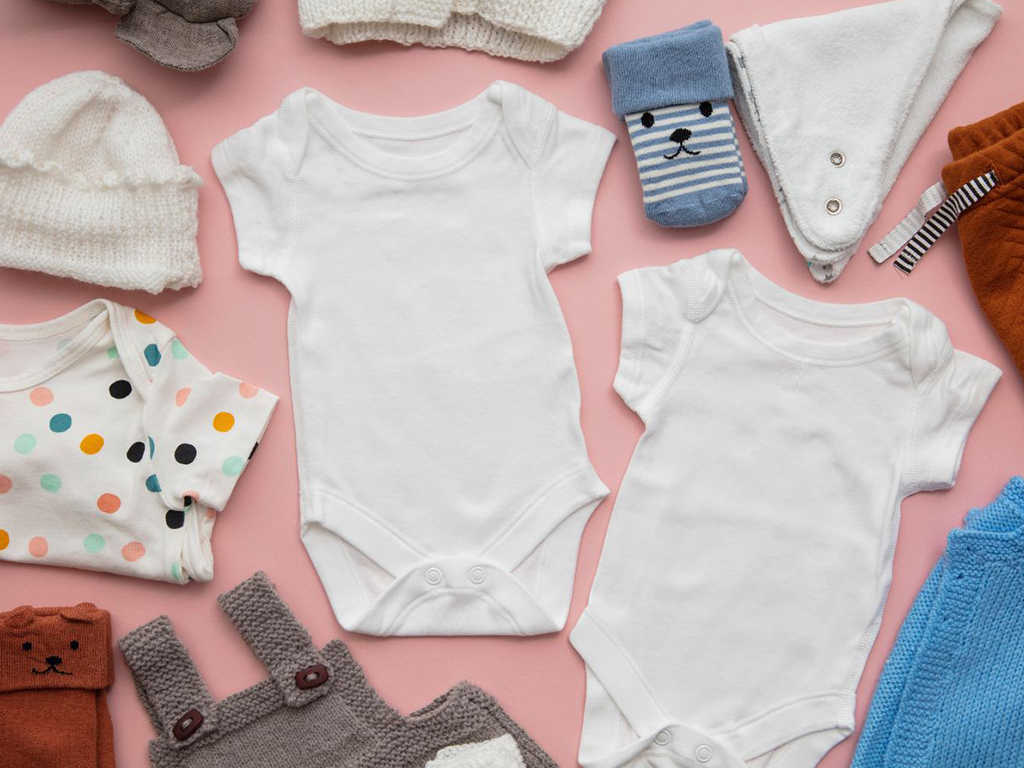 Baby clothes in one picture Baby clothes in one picture