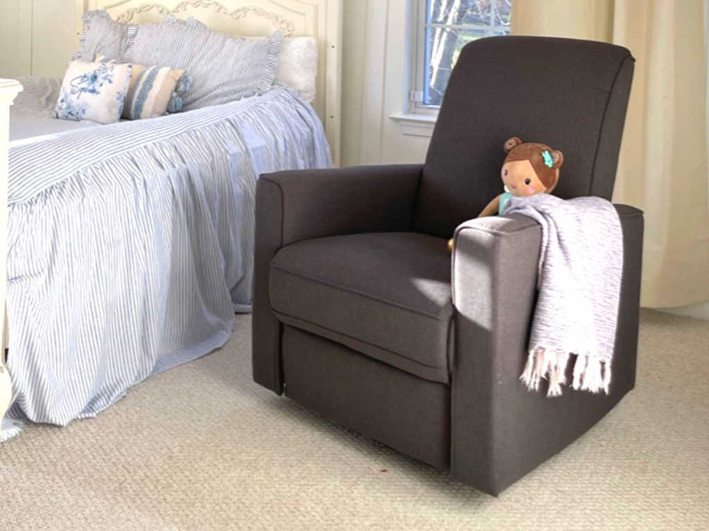 Evolur Harlow Deluxe Glider with Massager Evolur Harlow Deluxe Glider with Massager