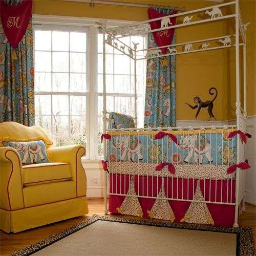 Vintage Circus-Themed Nursery