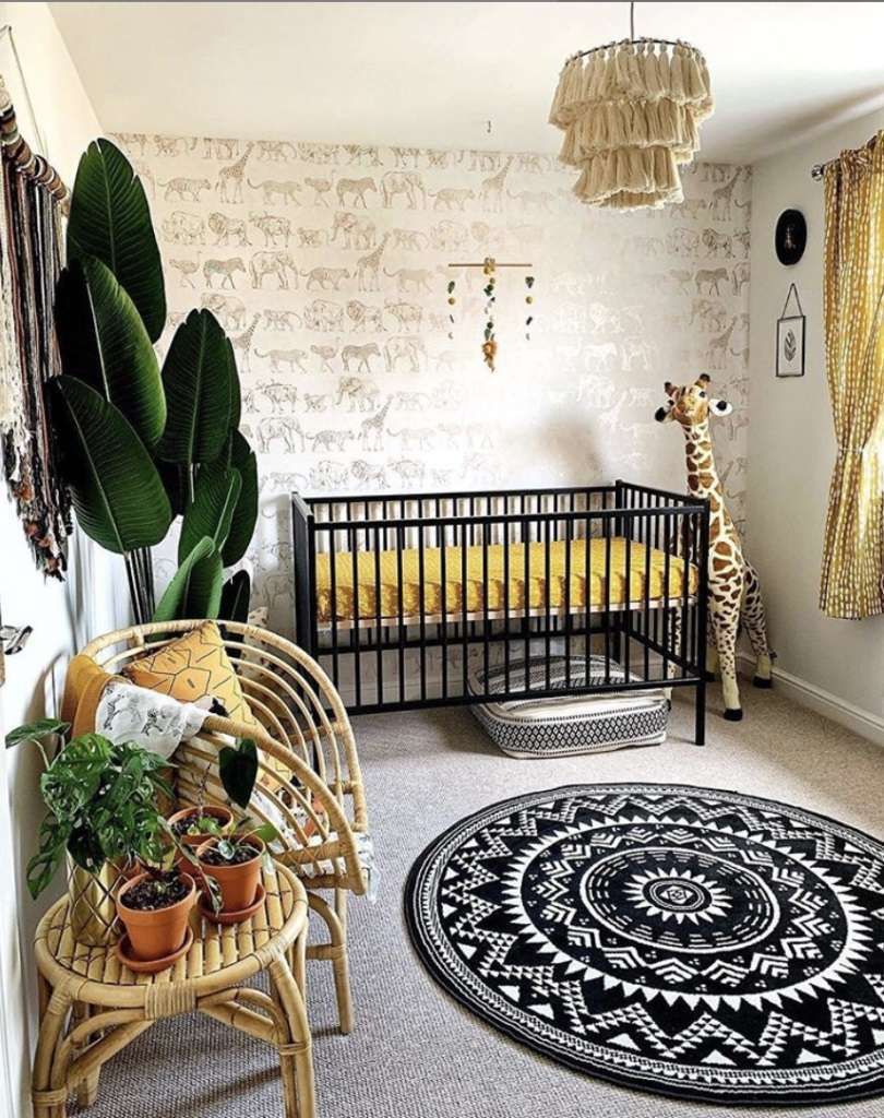 Safari nursery decor