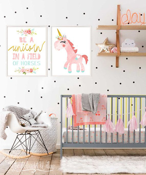 Unicorn Inspired Nursery