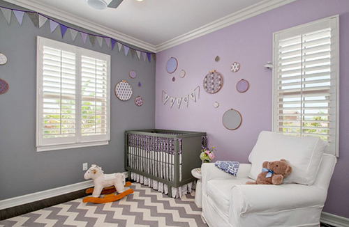 Lavender & Gray Nursery